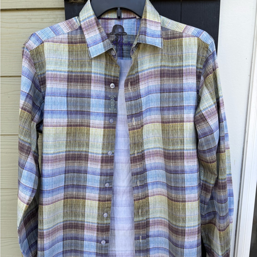 Robert Graham Multicolor Plaid Button Down Shirt